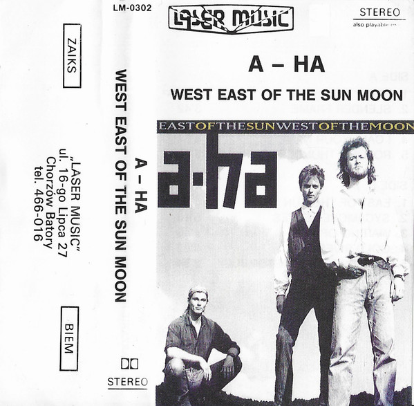 Accords et paroles East of the Sun A-Ha