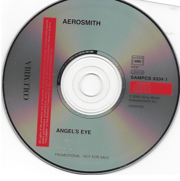 Accords et paroles Angels Eye Aerosmith