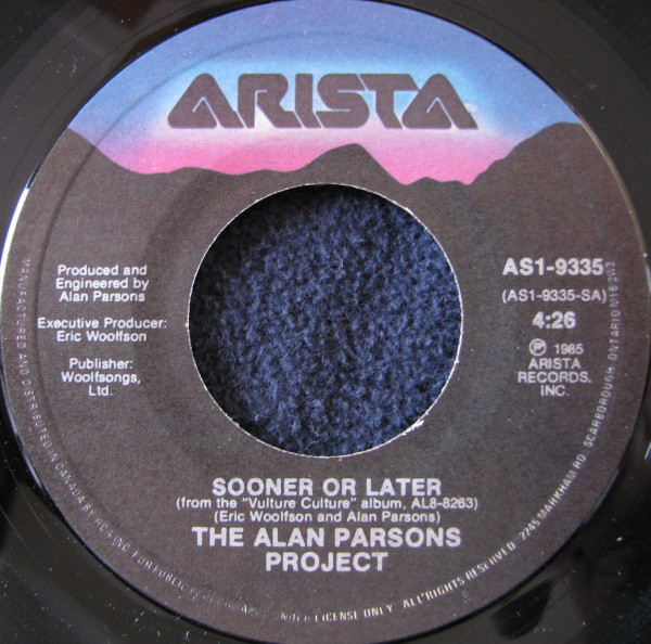 Accords et paroles Sooner Or Later Alan Parsons Project