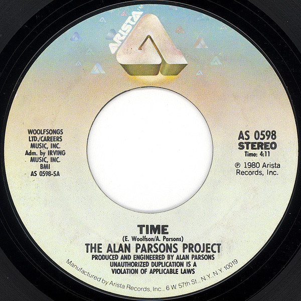 Accords et paroles Time Alan Parsons Project