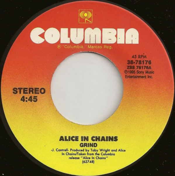 Accords et paroles Grind Alice In Chains