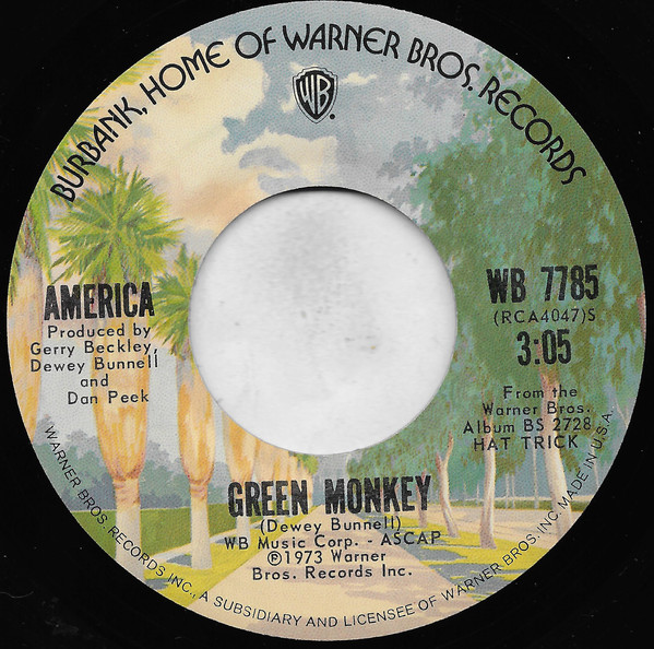 Accords et paroles Green Monkey America