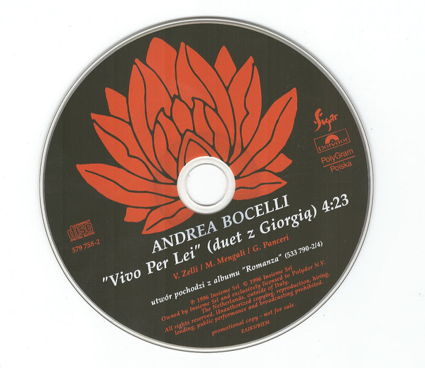 Accords et paroles Vivo Andrea Bocelli