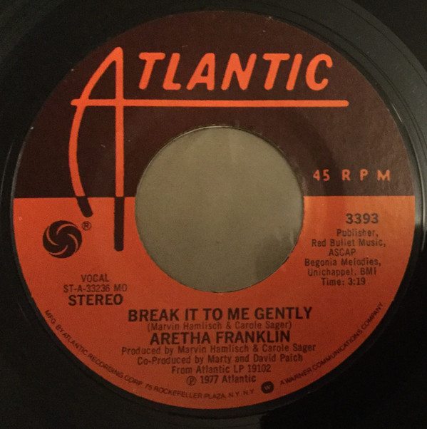 Accords et paroles Break It To Me Gently Aretha Franklin