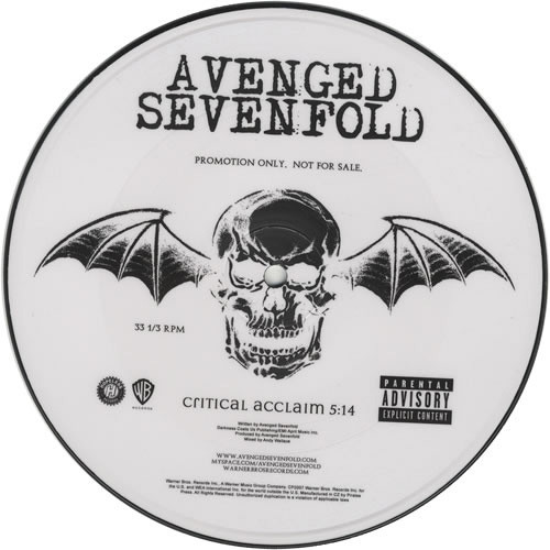Accords et paroles Critical Acclaim Avenged Sevenfold