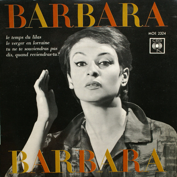 Accords et paroles Le temps du lilas Barbara
