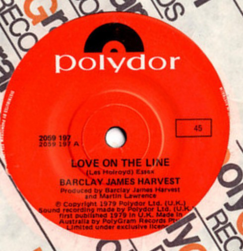 Accords et paroles Love On The Line Barclay James Harvest