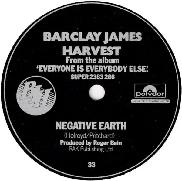 Accords et paroles Negative Earth Barclay James Harvest