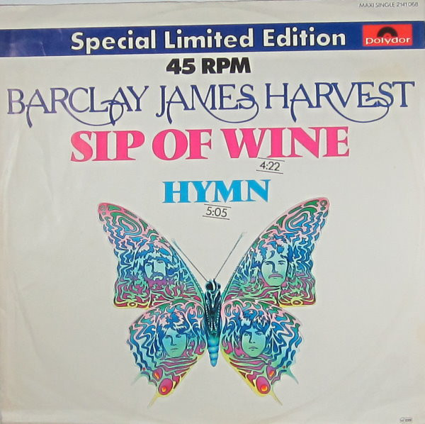 Accords et paroles Sip Of Wine Barclay James Harvest