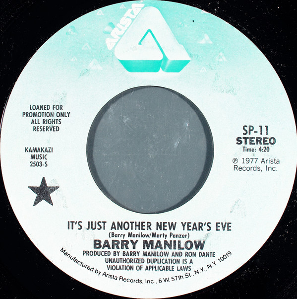 Accords et paroles Its Just Another New Years Eve Barry Manilow