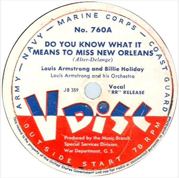 Accords et paroles Do You Know What It Means To Miss New Orleans Billie Holiday