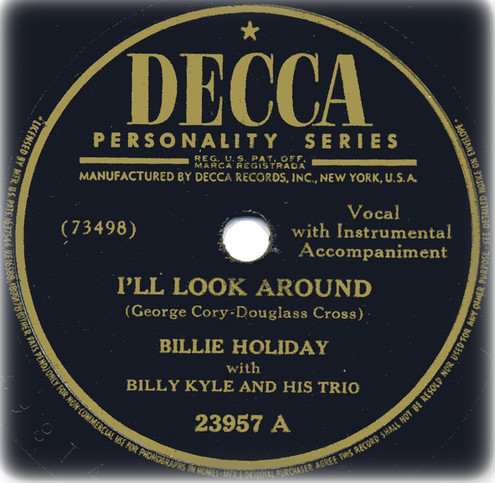 Accords et paroles I'll Look Around Billie Holiday