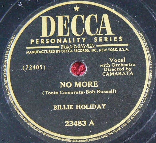 Accords et paroles You Better Go Now Billie Holiday