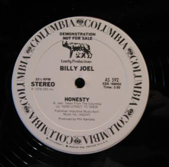 Accords et paroles Honesty Billy Joel