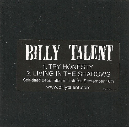 Accords et paroles Living In The Shadows Billy Talent