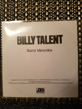 Accords et paroles Saint Veronika Billy Talent