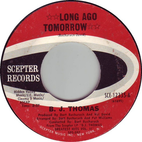 Accords et paroles Long Ago Tomorrow B.J. Thomas