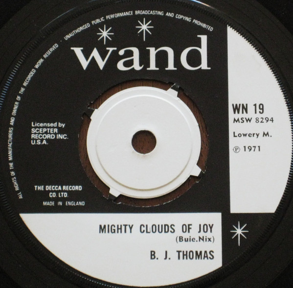 Accords et paroles Mighty Clouds Of Joy B.J. Thomas