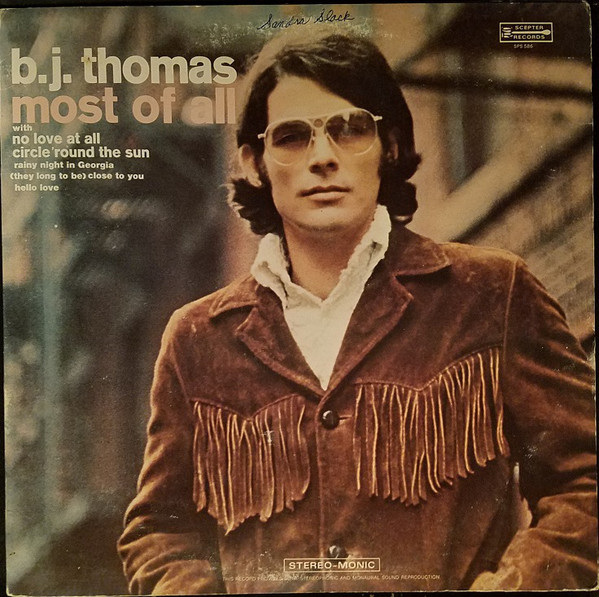 Accords et paroles Most Of All B.J. Thomas