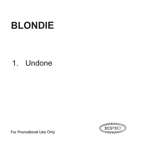 Accords et paroles Undone Blondie