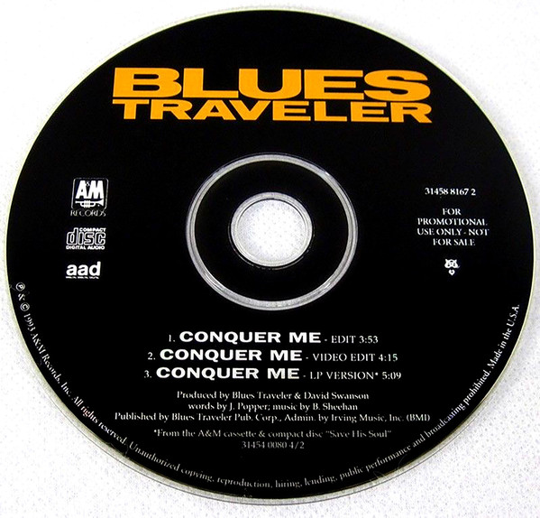 Accords et paroles Conquer Me Blues Traveler