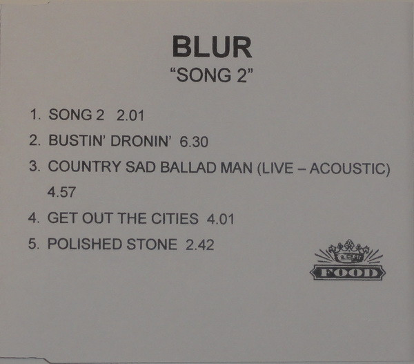 Accords et paroles Song 2 Blur