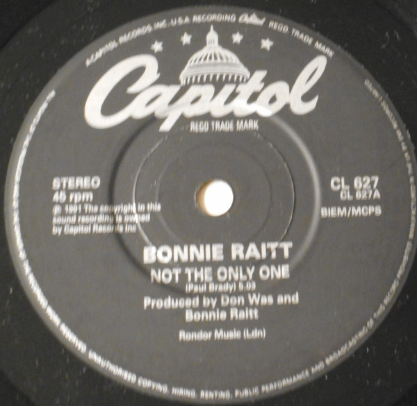 Accords et paroles Not The Only One Bonnie Raitt