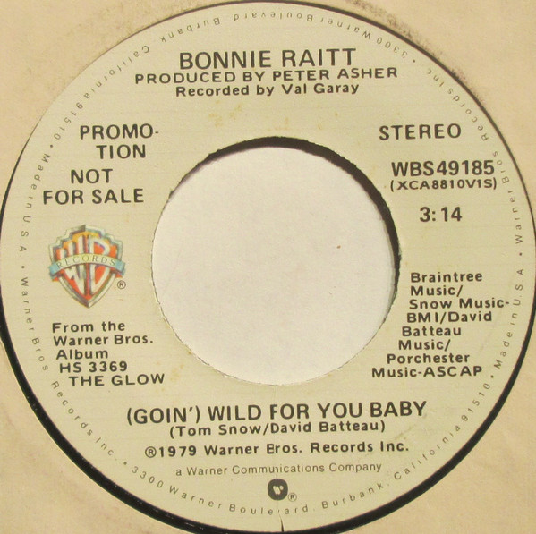 Accords et paroles Wild For You Baby Bonnie Raitt