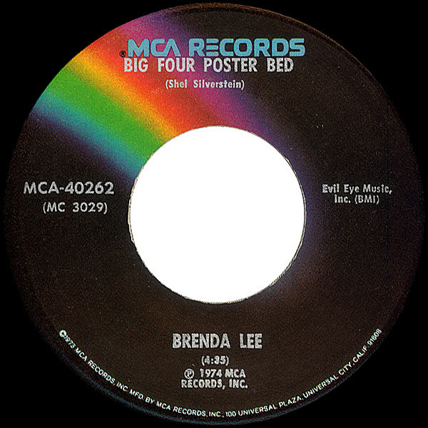 Accords et paroles Big Four Poster Bed Brenda Lee