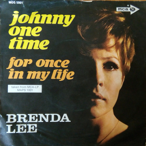 Accords et paroles For Once In My Life Brenda Lee