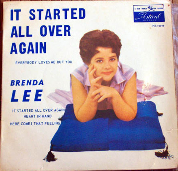 Accords et paroles It Started All Over Again Brenda Lee