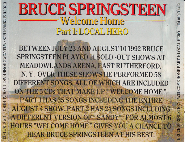 Accords et paroles Local Hero Bruce Springsteen