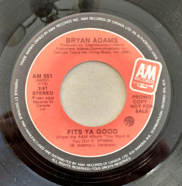 Accords et paroles Fits Ya Good Bryan Adams