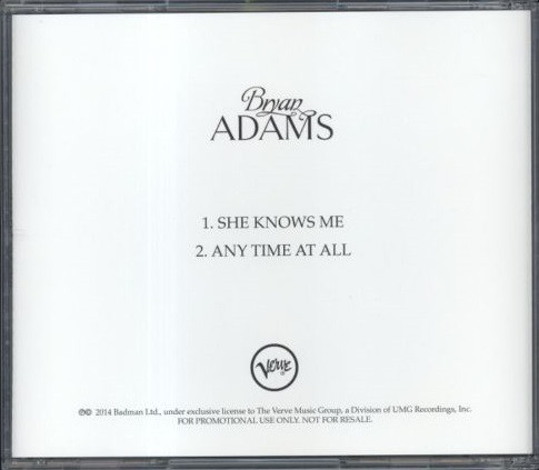 Accords et paroles She Knows Me Bryan Adams