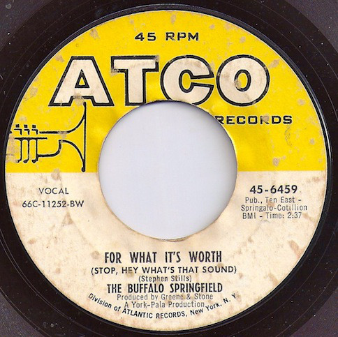 Accords et paroles For What It's Worth Buffalo Springfield