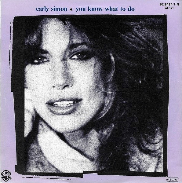 Accords et paroles You Know What To Do Carly Simon