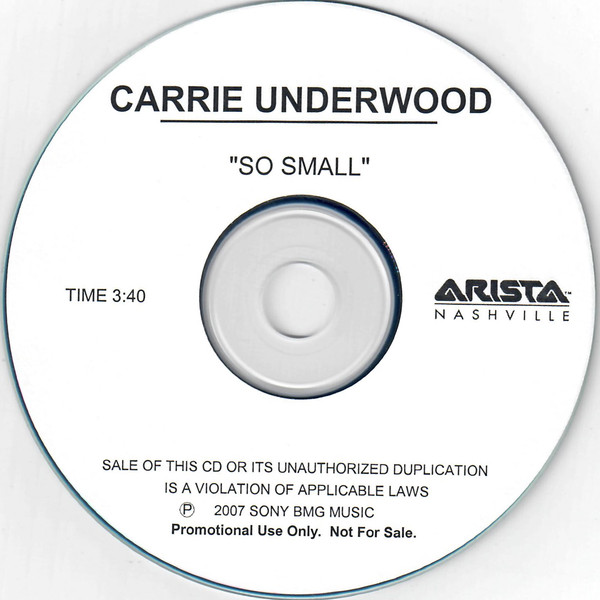 Accords et paroles So Small Carrie Underwood