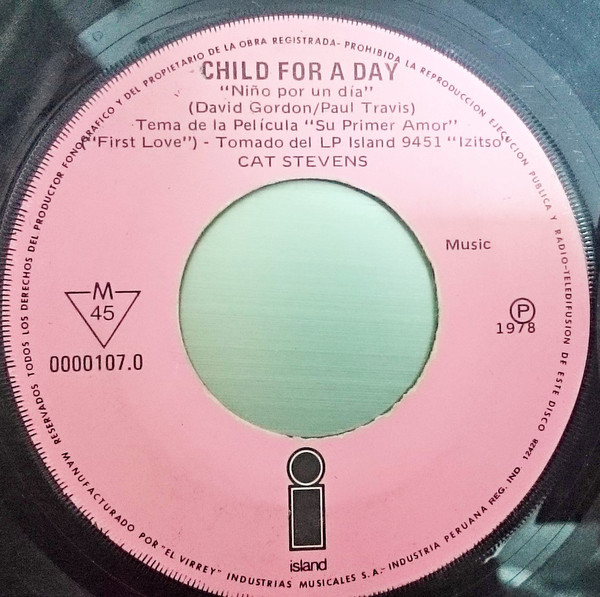 Accords et paroles Child for a Day Cat Stevens