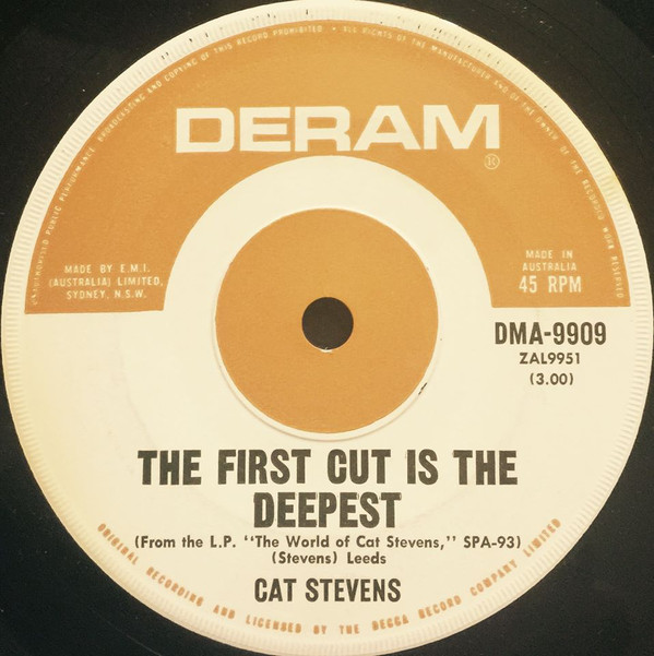 Accords et paroles The First Cut Is The Deepest Cat Stevens