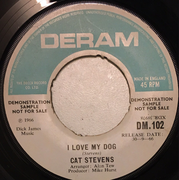 Accords et paroles I Love My Dog Cat Stevens