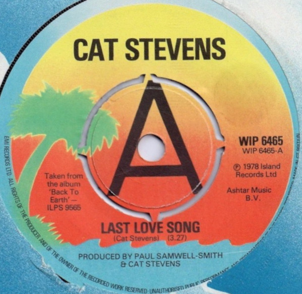 Accords et paroles Last Love Song Cat Stevens