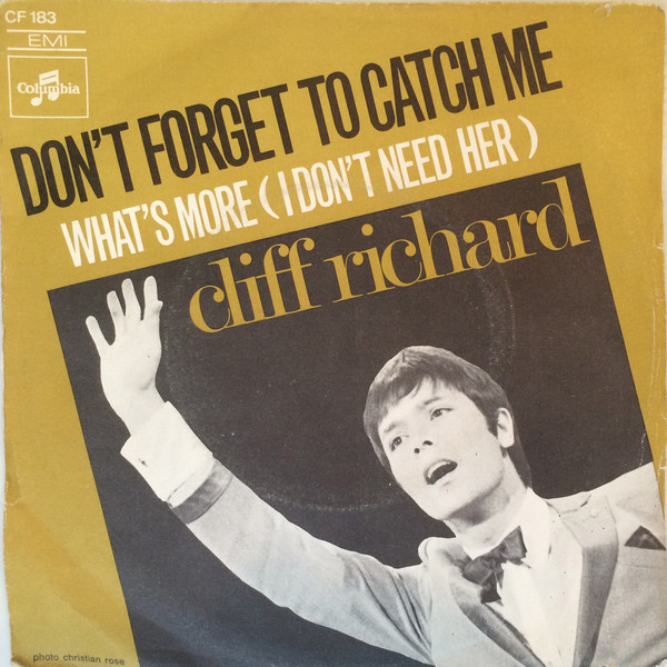Accords et paroles Catch Me Cliff Richard