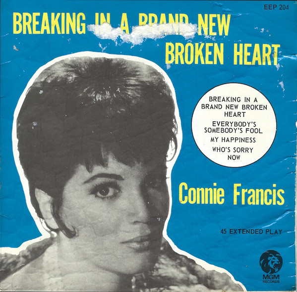 Accords et paroles Breaking In A Brand New Broken Heart Connie Francis