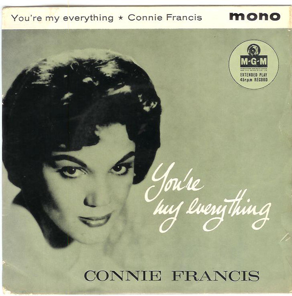 Accords et paroles You're My Everything Connie Francis