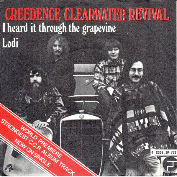 Accords et paroles I Heard It Through The Grapevine Creedence Clearwater Revival