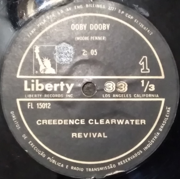 Accords et paroles Ooby Dooby Creedence Clearwater Revival