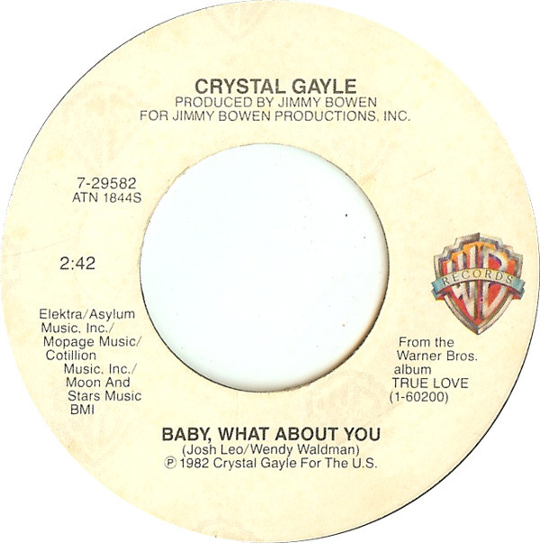 Accords et paroles Baby What About You Crystal Gayle