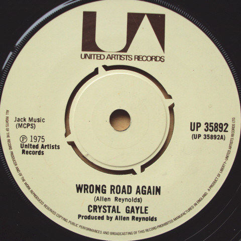 Accords et paroles Wrong Road Again Crystal Gayle