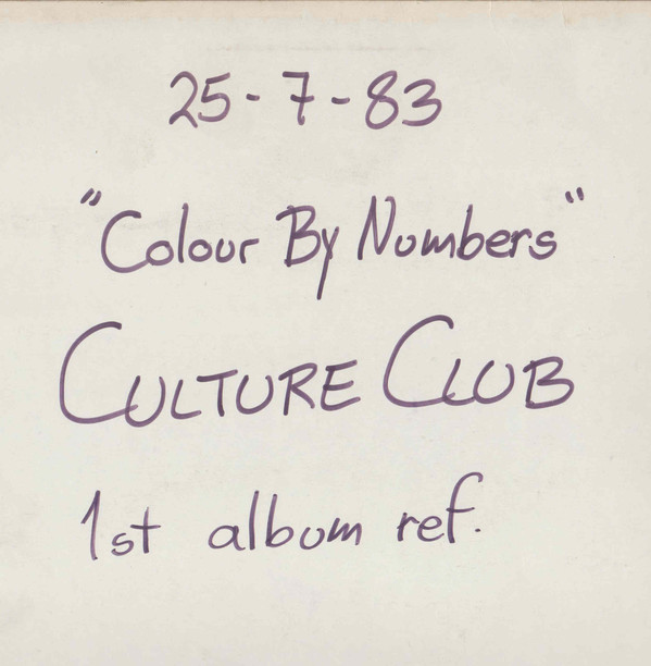 Accords et paroles Colour By Numbers Culture Club