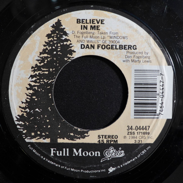 Accords et paroles Believe In Me Dan Fogelberg